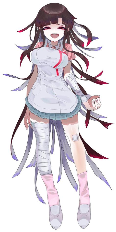 Anime Bandages, Hope's Peak Academy, Ibuki Mioda, Mikan Tsumiki, Danganronpa Fanart, Danganronpa Game, Goodbye Despair, Super Danganronpa, Danganronpa 2