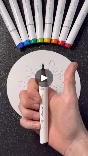 Acrylic Marker Drawings Simple, Drawing Using Alcohol Markers, Marker Doodles Ideas, Easy Marker Drawings For Beginners, Alcohol Marker Drawings Easy Ideas, Cool Alcohol Marker Drawings, Sharpie Creative Markers Ideas, Drawing Ideas Alcohol Markers, Art Markers Drawing Easy