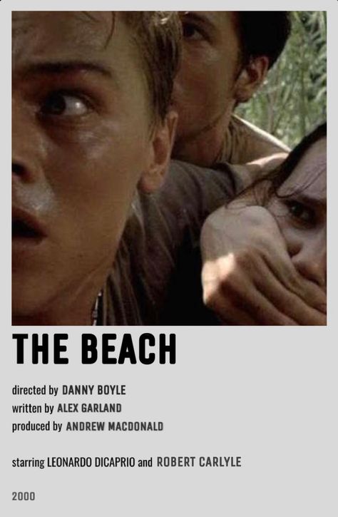 The Beach Movie Poster, The Beach Movie Leonardo, Leonardo Dicaprio Movies List, Best Office Episodes, Leonardo Dicaprio Movies, Beach Minimalist, Beaches Film, Movies To Watch Teenagers, Classic Films Posters