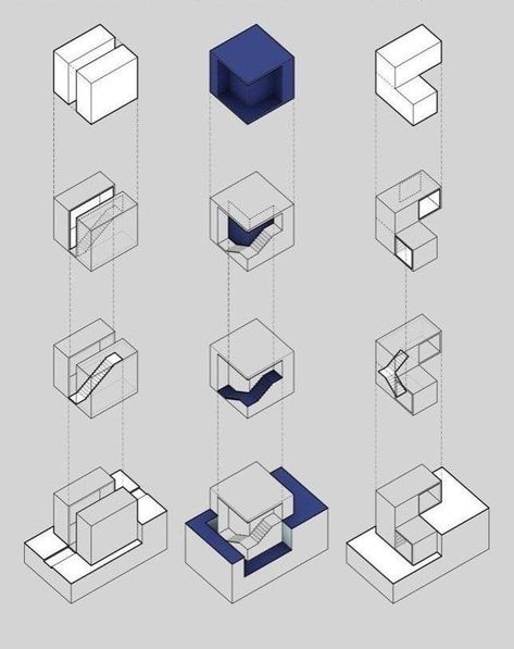 Elemental Architecture, Plan Concept Architecture, Portfolio D'architecture, Cubes Architecture, Model Architecture, Plans Architecture, Schematic Design, Architecture Concept Diagram, Architecture Books