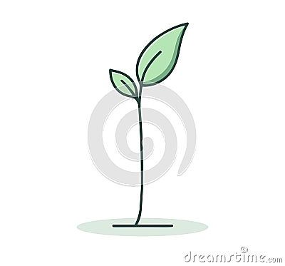 growth-icon-green-sprout-plant-leaves-vector-illustration-green-sprout-logo-design-vector-illustration-ecological-organic Sprout Tattoo, Sprout Logo, Growth Icon, Leaves Vector, Design Vector, Tatting, Plant Leaves, Vector Illustration, Logo Design