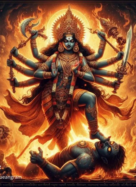 Maha Kali Goddesses, Maha Devi, Amba Mataji Images, Kali Amman, Saraswati Images, Parvati Mata, Jay Maa Kali, Pictures Of God, Mahakali Maa