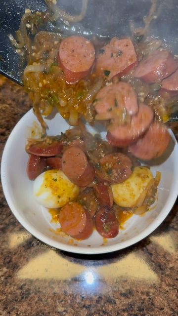 Destiny symone on Instagram: "No seafood boil 😋" Egg Boil, Hot Dog Sauce, Easy Pasta Dinner, Seafood Boil, Sausage And Egg, Kielbasa, September 8, Sausage Recipes, Easy Pasta