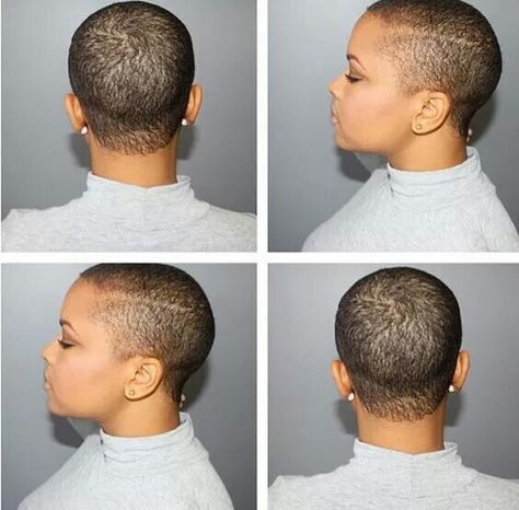 Short and sweet Black Hair Short Cuts, Shaved Hair Cuts, Brush Cut, Short Shaved Hairstyles, Shaved Hair Designs, Natural Hair Cuts, Natural Hair Short Cuts, Bald Hair, Short Sassy Hair