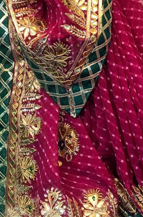 Buy online Pink Gota Patti Work 60 gram Georgette Saree Gotta Patti Work, Bandhej Saree, Long Blouse Designs, Gota Patti Saree, Trousseau Packing, Gotta Work, Gotta Patti, Long Kurti Designs, Trendy Sarees