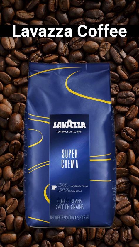 Lavazza Coffee Machine, Lavazza Coffee, Italian Espresso, Blended Coffee, Best Coffee, Hazelnut, Coffee Beans, Coffee Bag, Brown Sugar