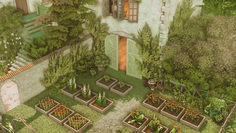 Sims 4 Garden House, Sims Landscaping, Sims 4 Country House, Sims 4 Garden Ideas, Sims 4 Landscaping Ideas, Sims 4 Landscaping, Garden Sims 4, Sims 4 Houses Download, Sims Garden