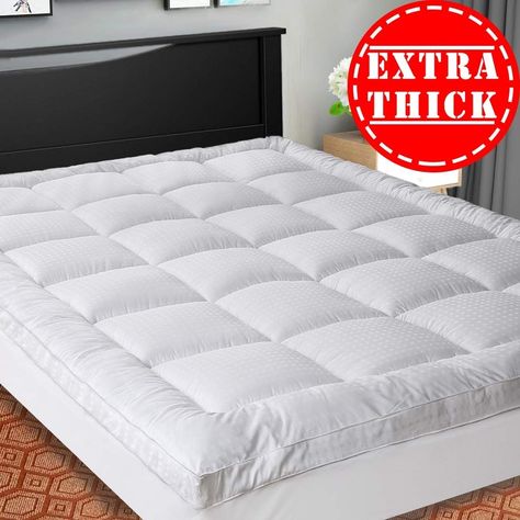 Pillow Top Mattress Pad, Thick Mattress Topper, Cooling Mattress, Mattress Pad Cover, Plush Mattress, Pillow Mattress, Memory Foam Mattress Topper, Pillow Top Mattress, Firm Mattress