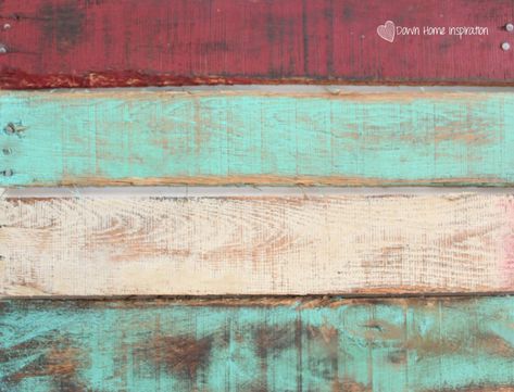 How to Achieve the Weathered Paint Look Color Washed Wood, Distressing Painted Wood, Distressed Wood Furniture, Rustic Painting, Weathered Paint, Pallet Painting, How To Make Paint, Distressed Painting, Diy Pallet Projects