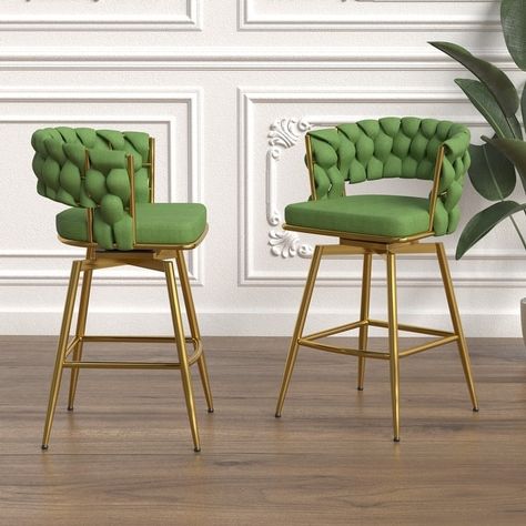 Teddy Velvet Woven 360 Swivel Bar Stool with Footrest 2pcs - Bed Bath & Beyond - 39861299 Swivel Bar Stool, Furniture Outlet, Swivel Bar Stools, Outlet Store, Furniture Outlet Stores, Bar Stool, Online Furniture, Bed Bath Beyond, Bed Bath