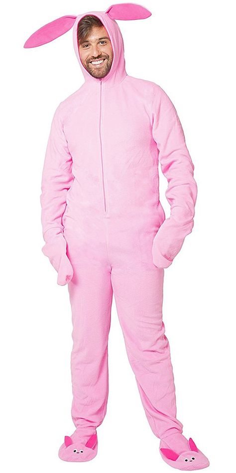 PRICES MAY VARY. THIS IS AN OFFICIALLY LICENSED CHRISTMAS STORY BUNNY PAJAMA, GUARANTEED - Intimo specializes in high-quality, officially licensed robes, sleepwear, and underwear. You can be sure that these products are made with true fans in mind! SUPER SOFT AND WARM - We know that when you buy a pajama set or one-piece union suit pajama you expect it to be something you can throw on anytime and feel comfortable and cozy. That's why these Christmas Story Deranged bunny costume pajamas are made Bunny Pajamas, Classic Holiday Movies, Christmas Story Movie, Easter Bunny Outfits, Adult Onesie Pajamas, Friend Costumes, Pajama Costume, Pajama Outfit, Union Suit