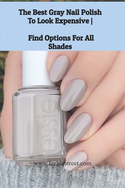 grey nails, winter grey nails, winter nail colors, pretty winter nails, pretty winter nails classy, gray nails, gray nail art, grey nail polish, gray nail polish Pale Grey Nails, Grey Nail Colors, Nail For Winter, Fall Nails Simple, Classy Winter Nails, Gray Nail Polish, Light Gray Nails, Gray Nail, Grey Nail