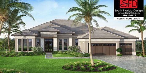 Florida House Plans, Luxury Plan, Coastal House Plans, Mediterranean House Plans, European House Plans, Coastal House, House Plans One Story, Florida Style, House Layout Plans