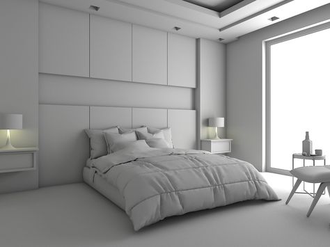 Maquette Render, Animation Drawing Sketches, Vray Render, Qhd Wallpaper, Interior Design Drawings, Urban Interiors, White Interior Design, Ambient Occlusion, Interior Rendering