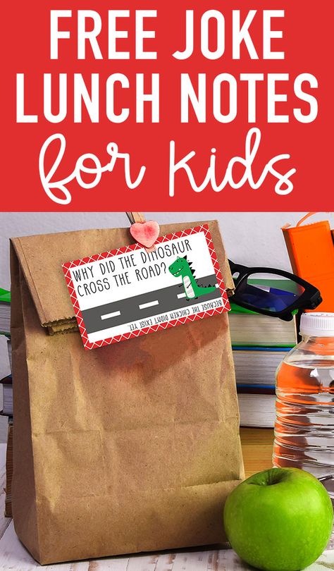 Download this set of free printable kid jokes for lunch boxes. Make your kids day with one of these funny joke lunch notes. #kidprintables #freeprintables Funny Lunch Notes, Corny Jokes For Kids, Kid Jokes, Lunchbox Jokes, Kids Day, Lunch Notes, Funny Note, Lunch Box Set, Corny Jokes