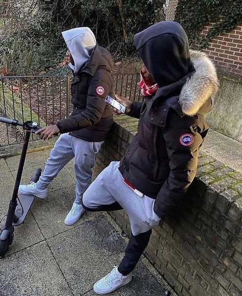 London Drip💧 on Instagram: “Big leagues🗞 Follow @lndndrips - #Fashion #Style #OOTD #InstaFashion #Vintage #FashionBlogger #Fashionista #StreetStyle #Stylish #instastyle” Canada Goose Chilliwack Men, Uk Boys Roadmen Aesthetic, London Drip, London Outfit Winter, Tech Fits, Nike Tech Tracksuit, Winter Drip, Canada Goose Chilliwack, Drip Fits