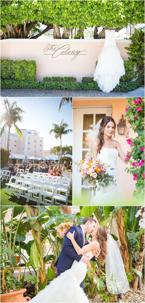 Palm Beach Wedding Venue_Colony Hotel Palm Beach_Krystal Zaskey Photography Colony Hotel Palm Beach Wedding, The Colony Palm Beach Wedding, Colony Palm Beach Wedding, Tropical Wedding Venue, Colony Hotel, Jupiter Beach, Beach Wedding Venues, Breakers Palm Beach, The Colony Hotel