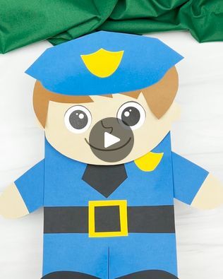 Police Officer Puppet Craft | 👮‍♂️ Police Puppet Craft
✂️ Get the template on the blog | By Simple Everyday MomFacebook Police Officer Crafts, Puppet Craft, Puppet Crafts, Hand Puppets, Cute Crafts, Police Officer, Puppets, Craft Ideas