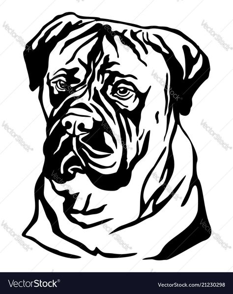 Art Plan, Stickers Car, Bull Mastiff, Types Of Dogs, Hot Tub Outdoor, Door Window, Waterproof Stickers, Dog Art, Car Stickers