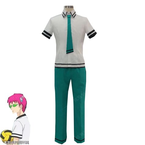 Anime Saiki Kusuo no sai-nan Saiki Kusuo Cosplay Costume Japanese High School Uniform Halloween Top Pants tie Custom Made - AliExpress Saiki K Uniform, Saiki Kusuo Cosplay, Japanese High School Uniform, Anime Saiki, Japanese High School, High School Uniform, Saiki Kusuo, Halloween Top, Mercedes Benz Amg