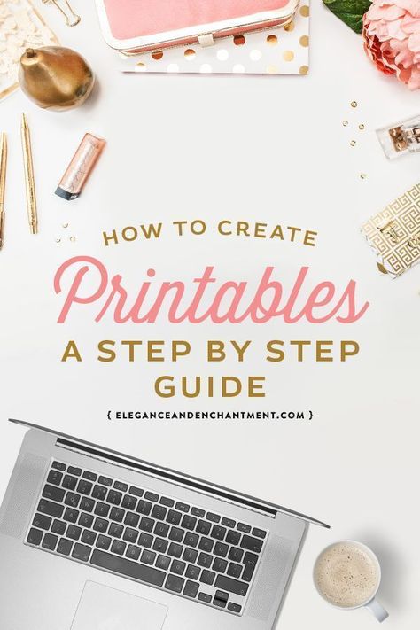 How to Create Printables - A step by step guide to designing products for your blog or to sell online. | blogging tips | online business tips Etsy Business, Sell Online, Step By Step Guide, Blog Traffic, Blogging For Beginners, Blog Tips, Make Money Blogging, Money Blogging, Selling Online