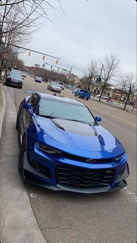 Rapid Blue Camaro, Camaro Car Wallpaper, Chevrolet Camaro Wallpapers, Blue Camaro, Camaro 2ss, Chevy Camaro Zl1, Single Cab Trucks, Jeep Grand Cherokee Srt, Camaro Car