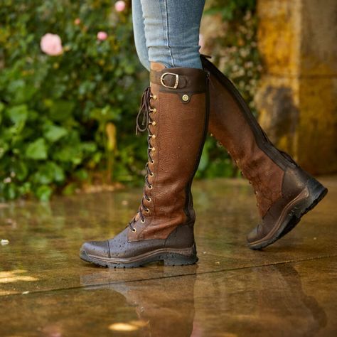 Ariat Traditional Equestrian Design And Superior Performance Details Deliver A Boot That Thrives In The Countryside. Featuring Our Proprietary Drymax Technology For Exceptional Waterproofing, The Berwick Is Crafted With Responsibly Sourced Premium Leathers And A Biodegradable Rice Husk Blend Sole. Features Excellent Conditon! Ats Technology Provides Ergonomic Support On Uneven Terrain Premium Drymax Waterproof Breathable Construction Keeps You Dry In Wet Environments Removable Pro Performance Insole For Cushioning And Shock Absorption Lightweight Eva Midsole Absorbs Shock Duratread Sole Made With 5% Biodegradable Rice Husk Blend Full-Length Ykk Back Zipper Front Lace Fit System Redback Boots, Ariat Work Boots, Barn Boots, Equestrian Design, Ariat Boots Womens, Rice Husk, Horse Riding Boots, Paddock Boots, Womens Work Boots