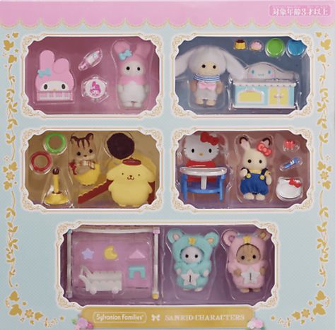 Hello Kitty Costume, Critters 3, Chocolate Rabbit, Calico Critters Families, Baby Sheep, Rabbit Baby, Calico Critters, Hello Kitty My Melody, Birthday List