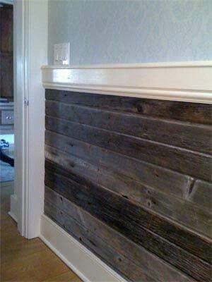 Bottom half wall Traditional Wainscoting, Wood Wainscoting, Diy Wainscoting, Barn Wood Projects, Fa Fal, Bath Room, Room Lighting, Reclaimed Barn Wood, Wainscoting