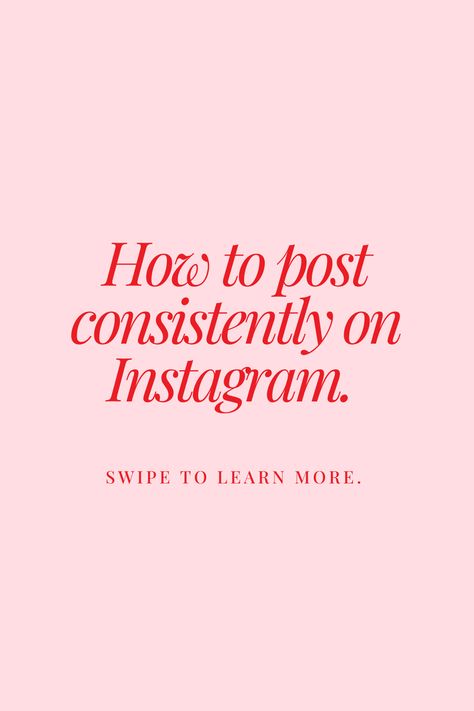 Consistently doesn’t mean daily. ✅ Pick a schedule, follow it, & don’t give up. ✅ Consistently means months not weeks. ✅ Post with a plan & a purpose ✅ There will be days where you don’t have time to post or simply don’t want to. Make sure you plan your content ahead of time with a purpose. I have been posting every single day for the last 8 months and have seen massive growth from posting consistently. It is possible!!! Posting Consistently, Coaching Content, Millionaire Mindset, 8 Months, Singles Day, Every Single Day, Work Ideas, Plan A, Social Media Manager