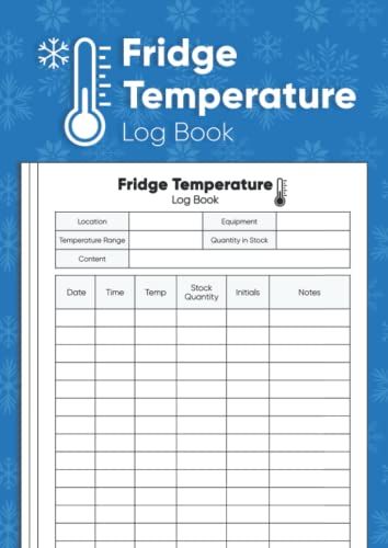 Fridge Temperature Log Book: Freezer Temperature log book record For Restaurants, Food Businesses, Catering & Home | ... Cleaning Template, Food Safety And Sanitation, Starting A Restaurant, Restaurant Cleaning, Country Market, Food Safety Tips, Food Hygiene, Life Skills Special Education, Restaurants Food