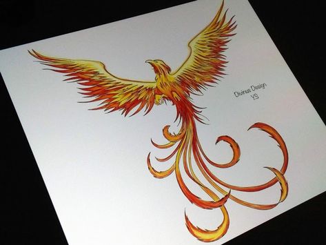 Fire Phoenix Tattoo Colored black and grey versions | Etsy Fire Phoenix Tattoo, Moms Tattoo, Solar System Tattoo, Phönix Tattoo, Dragonfly Tattoo Design, Phoenix Tattoo Design, Arrow Tattoo, Dragonfly Tattoo, Phoenix Tattoo