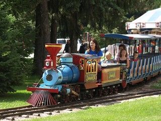 FOND DU LAC, WISCONSIN** | The little train in Lakeside Park… | Flickr Fond Du Lac Wisconsin, Winter Update, Lakeside Park, Bumper Cars, Bergen County, Jersey Girl, Old Images, Local History, Vintage Pictures