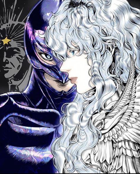 Berserk Seinen Griffith Beautiful, Berserk Griffith, Griffith Berserk, Gangsta Anime, Akira Anime, Anime Suggestions, Vibes Art, Creative Profile Picture, Dark Anime Guys