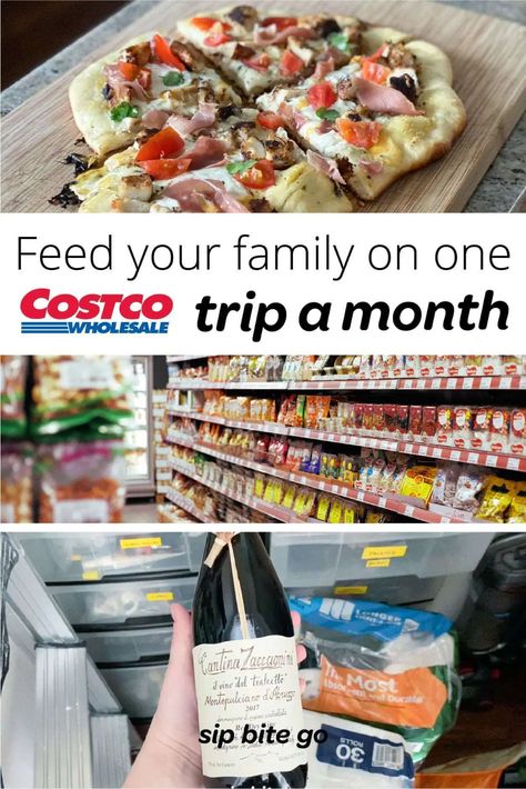 Learn what to buy and freeze from Costco to make meal prep a breeze. Grocery shop once a month for protein, bread, and fruits with these Costco haul tips. This once a month grocery shopping trip plan makes it easy! #groceryshopping #groceries #groceryhaul #costco #costcohaul #mealprep #buyinginbulk Costco Freezer Meal Plan, Costco Meal Prep For Two, Costco Food Prep, Monthly Costco Shopping List, Sams Club Meal Plan Healthy, Costco Meal Plan Families, Costco Family Shopping List, Meal Prep Sams Club, Costco Grocery List On A Budget