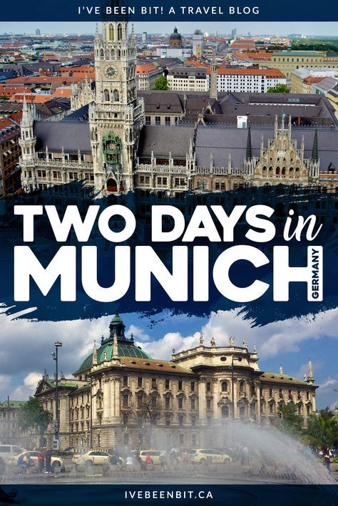 In the heart of Bavaria lies the city of water, barley and hops - Munich. Whether you have 48 hours or more, see all of the amazing things do in with this Munich itinerary. 2 days in Munich itinerary. | #Travel #Europe #Germany #Munich #München #Itinerary | IveBeenBit.ca Munich Itinerary, Visit Munich, Germany Munich, Germany Travel Guide, Europe Germany, Visit Europe, Europe Travel Guide, Europe Travel Destinations, Munich Germany