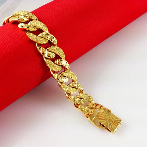 Mens Bracelet Gold Jewelry, Man Gold Bracelet Design, Gold Mangalsutra Designs, Gold Chain Design, Mens Gold Jewelry, Jewelry Bracelets Gold, Gold Chains For Men, Mens Gold Bracelets, Gold Ring Designs