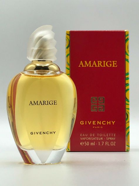 FashionVenusDeals                AMARIGE                                              BY : GIVENCHY                                   NEW IN BOX             1.7 OZ ( 50 ML ) EAU DE TOILETTE SPRAY                                100 % Authentic,                               Buy with Confidence Ysatis Givenchy, Givenchy Amarige, Givenchy Fragrance, Givenchy Perfume, Expensive Things, Blush Nails, Perfume And Cologne, Perfume Scents, Perfume Lover