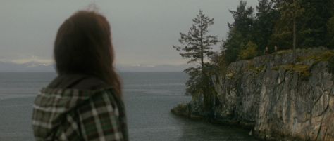 They're not really fighting, Bella. They're cliff diving. Scary as hell,  but a total rush. - New Moon Whytecliff Park, Rain Ambience, Twilight Images, Twilight Aesthetic, Horseshoe Bay, Twilight Photos, Marvel Wall, Cliff Diving, Twilight New Moon