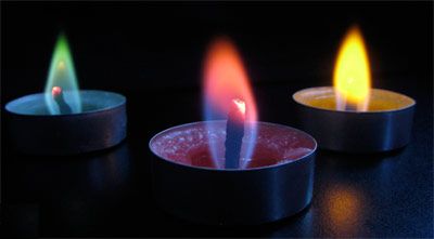 Try Colored Flame Candles or Make Your Own Colored Flames, Magical Candles, Launch Website, Colors Of Fire, Brand Launch, Candle Making Wax, Magic Crafts, Fire Rainbow, Candle Glow