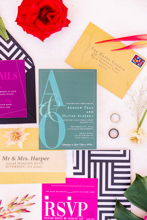 Elevate your wedding vibe with bold, glamorous invites inspired by this drag-queen wedding shoot at the iconic Trixie Motel! Perfect for couples who love to stand out, these designs feature vibrant colors, luxe details, and a splash of campy elegance. Get ready to wow your guests with a first look at the fabulousness to come! 💖 #WeddingInvitations #MaximalistWedding #DragQueenInspo #ColorfulInvites #UniqueWeddings Trixie Motel, Maximalist Wedding, Queen Wedding, Wedding Invitation Stationary, Reserved Seating, Colorful Invitations, Custom Wedding Invitations, Bridal Party Gifts, Queen Bees