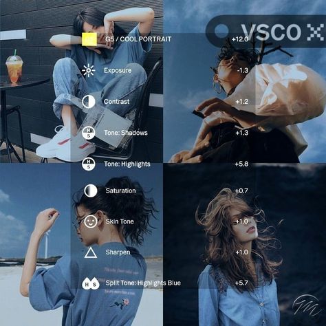 Vsco Filter Blue, Vsco Filter Instagram, Vsco Themes, Vsco Tutorial, Best Vsco Filters, Vsco Cam Filters, Vintage Photo Editing, Photography Editing Apps, Vsco Pictures