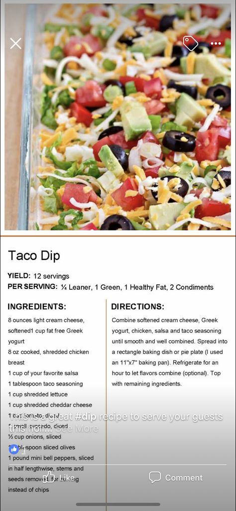 Lean Protein Meals, Lean And Green, Lean Meals, Taco Dip, Lean And Green Meals, Protein Meals, Greens Recipe, Lean Protein, Protein Foods