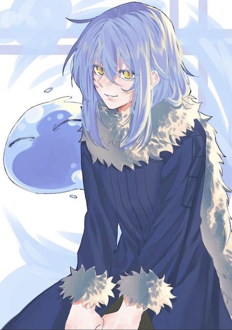 Slime Pictures, Slime King, Blue Hair Anime Boy, Anime Long Hair, Slime Wallpaper, Rimuru Tempest, Anime Cosplay, Drawing Reference Poses, Cute Anime Character