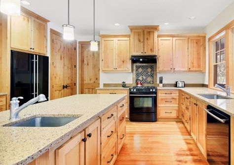 Alder Kitchen Cabinets (Rustic Kitchen Pine Cabinets, Natural Knotty Alder Kitchen Cabinets, Pine Kitchen Cupboards, Knotty Pine Cabinets Kitchen, Knotty Pine Kitchen Cabinets Makeover, Pine Kitchen Cabinets Makeover, Wood For Kitchen Cabinets, Knotty Pine Kitchen Cabinets, Alder Wood Cabinets