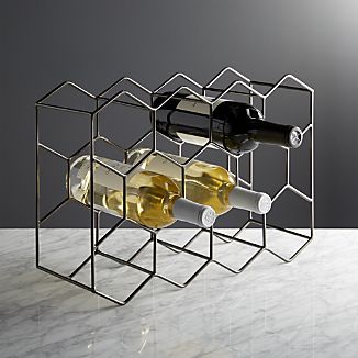 11-Bottle Graphite Wine Rack Diy Wine Rack Projects, Wine Rack Projects, Bar Tool Set, Expensive Wine, Wine Bottle Holder, Wine Glass Rack, Diy Wine Rack, Crate Storage, Diy Wine