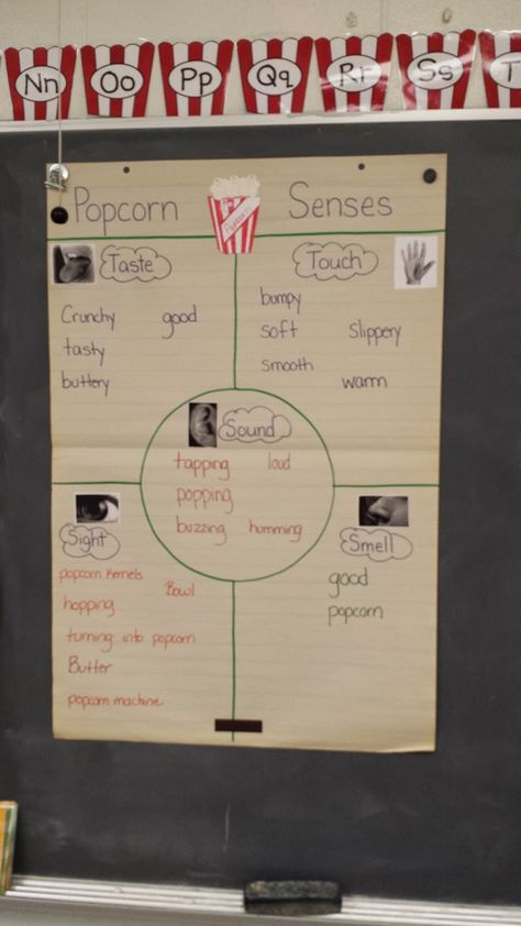 Popcorn Science, Air Popcorn Maker, The Five Senses, Classroom Strategies, 5 Senses, Descriptive Words, Five Senses, Resources For Teachers, Special Education Resources