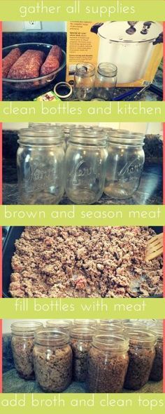 Food Storage Recipes, Food Storage Ideas, Pressure Canning Recipes, Home Canning Recipes, Canning Vegetables, Canning Food Preservation, Canned Food Storage, Canning Tips, Canned Meat