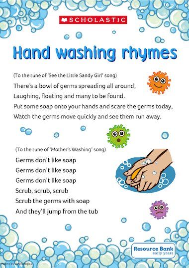 Hand Washing Song, Early Years Teaching, Carnival Crafts, Songs For Toddlers, Self Help Skills, Easy Toddler Activities, Teaching English Online, Rhyming Books, Finger Plays