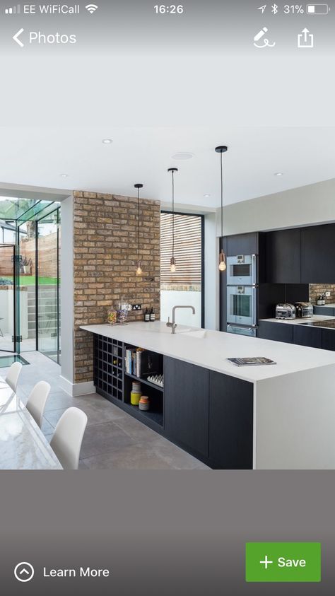 Kitchen Diner Extension, Open Plan Kitchen Diner, Open Plan Kitchen Dining, Open Plan Kitchen Living Room, Kitchen And Dining Room, Kitchen Dining Living, Kitchen Family Rooms, Modern Kitchen Cabinets, Island Kitchen